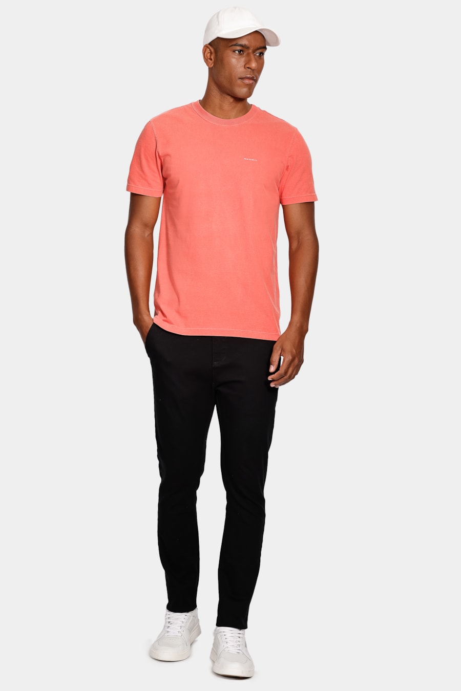 Camiseta Aramis Cortado Stone Vermelho Cereja — foto 2 de 4