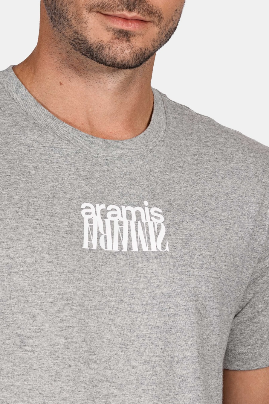 Camiseta Aramis Duplo Cinza Mescla — foto 3 de 4