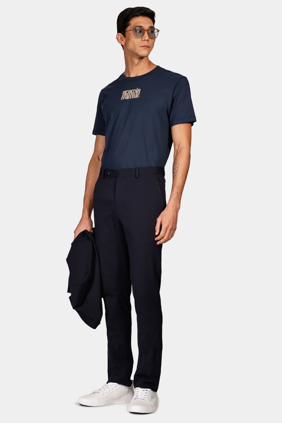 Camiseta Aramis Duplo Marinho — foto 2 de 4