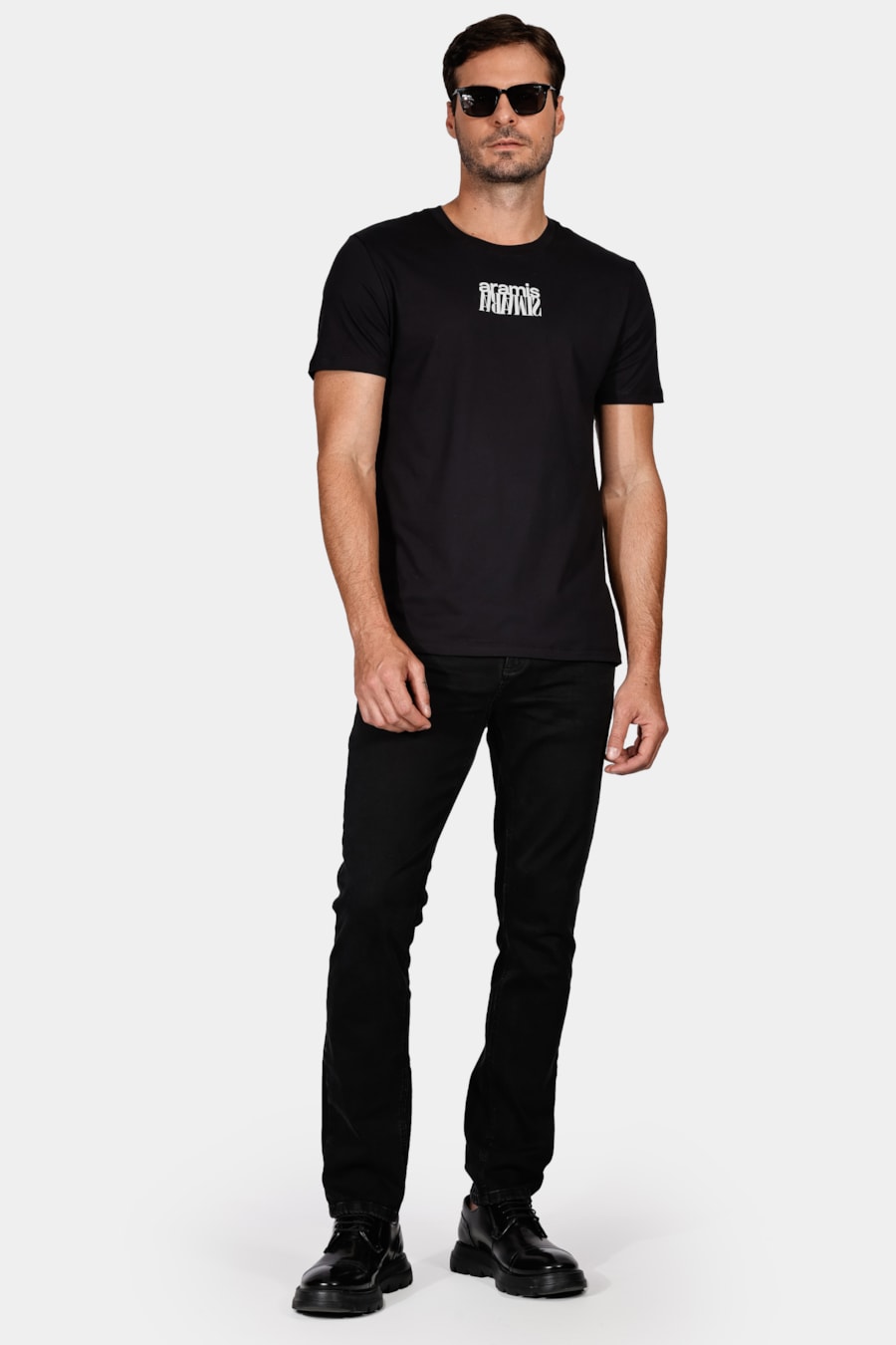 Camiseta Aramis Duplo Preto — foto 2 de 4