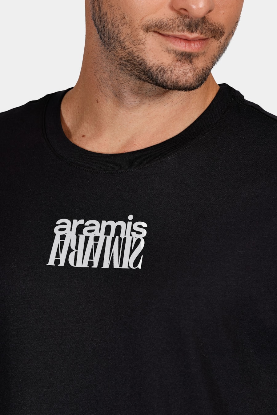 Camiseta Aramis Duplo Preto — foto 3 de 4