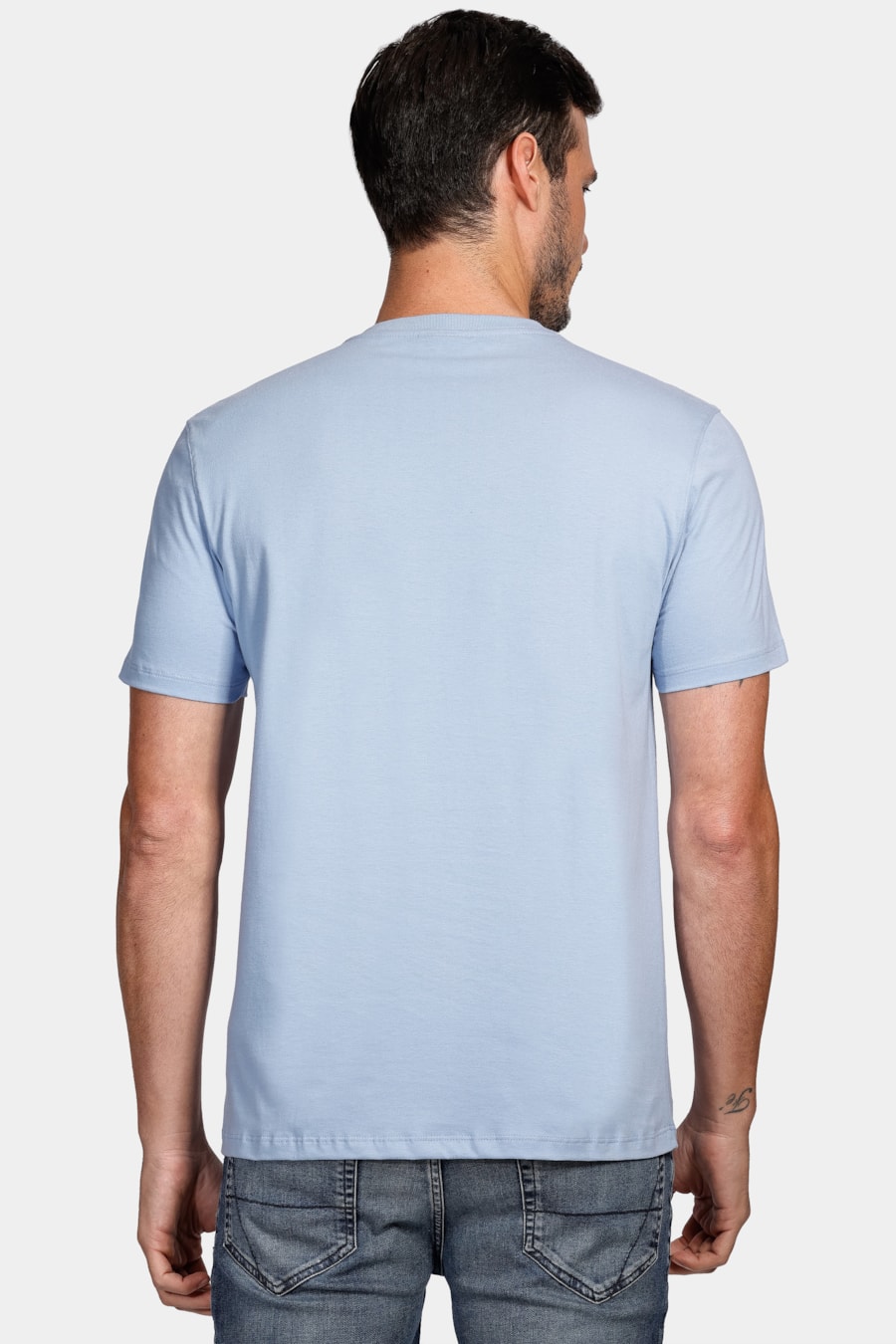 Camiseta Aramis Espelhado Outline Azul Oceano — foto 4 de 4
