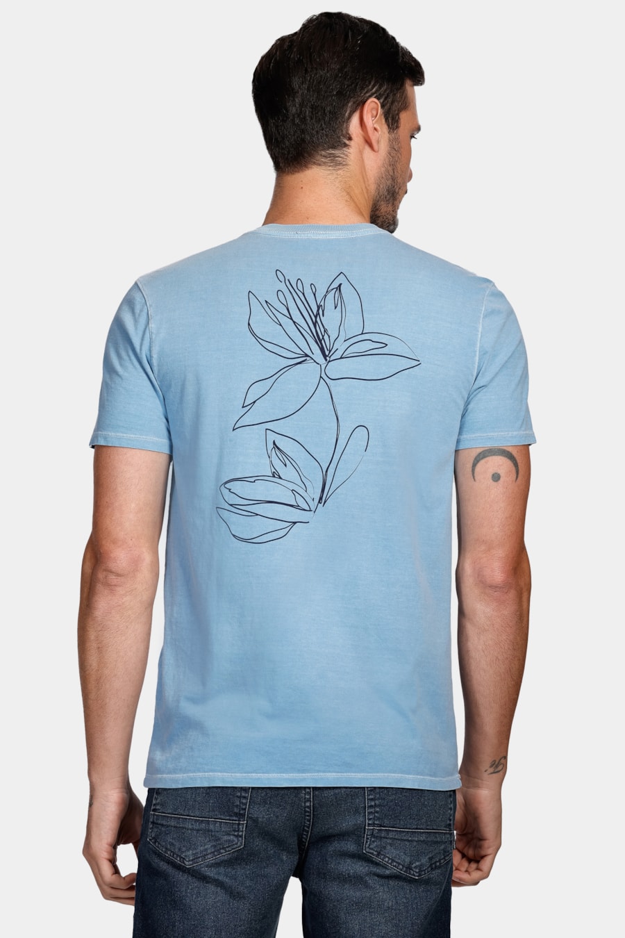 Camiseta Aramis Lírio Azul Oceano — foto 5 de 5
