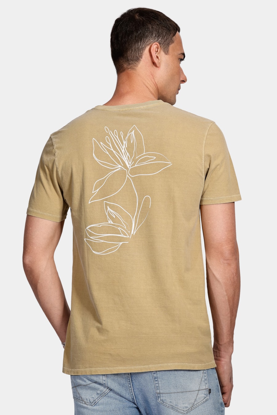 Camiseta Aramis Lírio Cáqui Cana de Açucar — foto 5 de 5