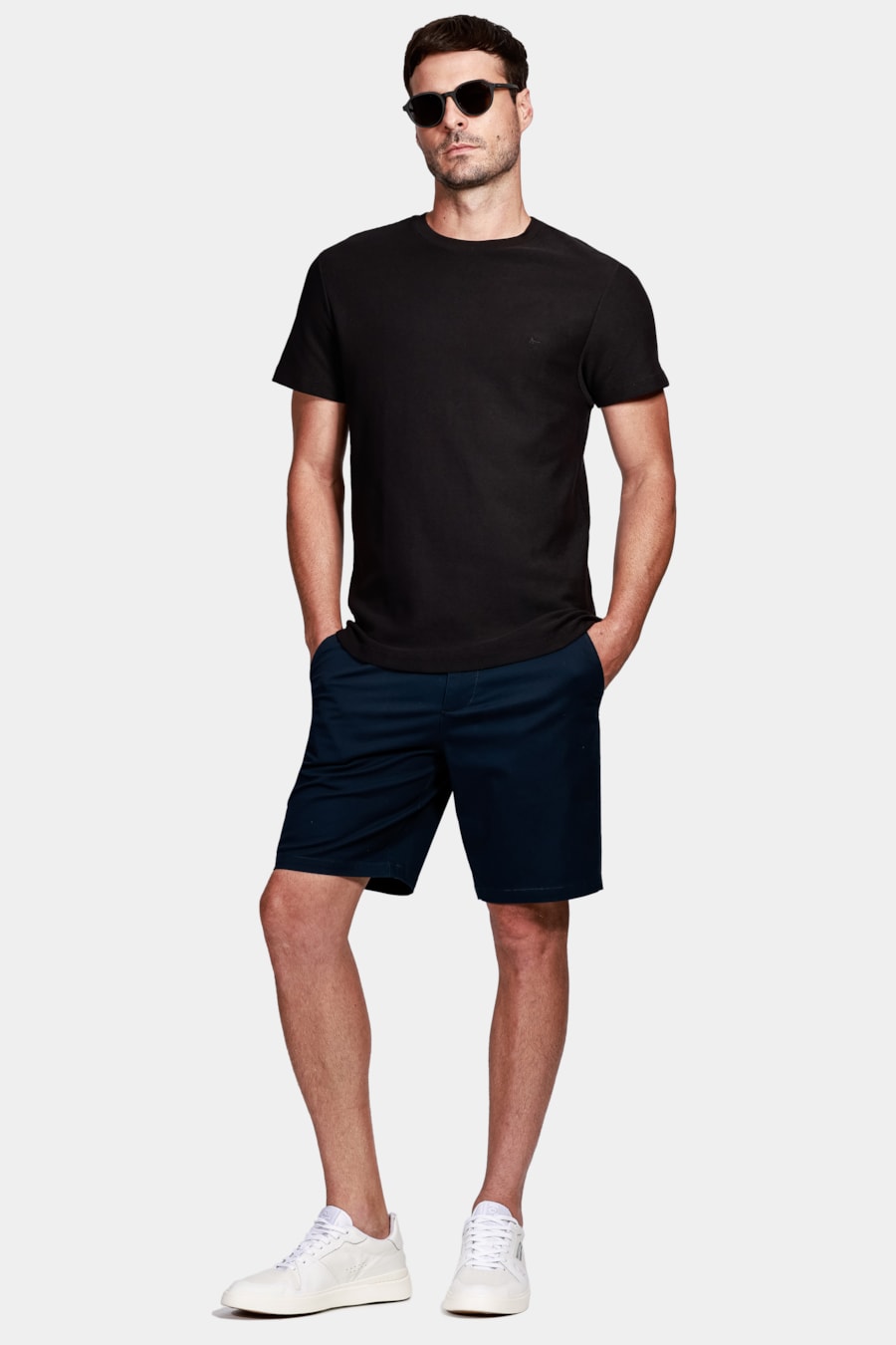 Camiseta Aramis Malha Sarjada Preto — foto 2 de 4