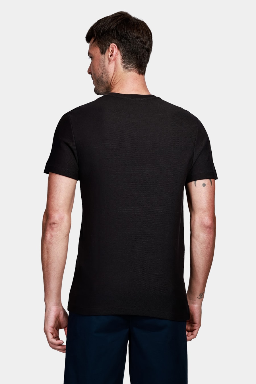 Camiseta Aramis Malha Sarjada Preto — foto 4 de 4