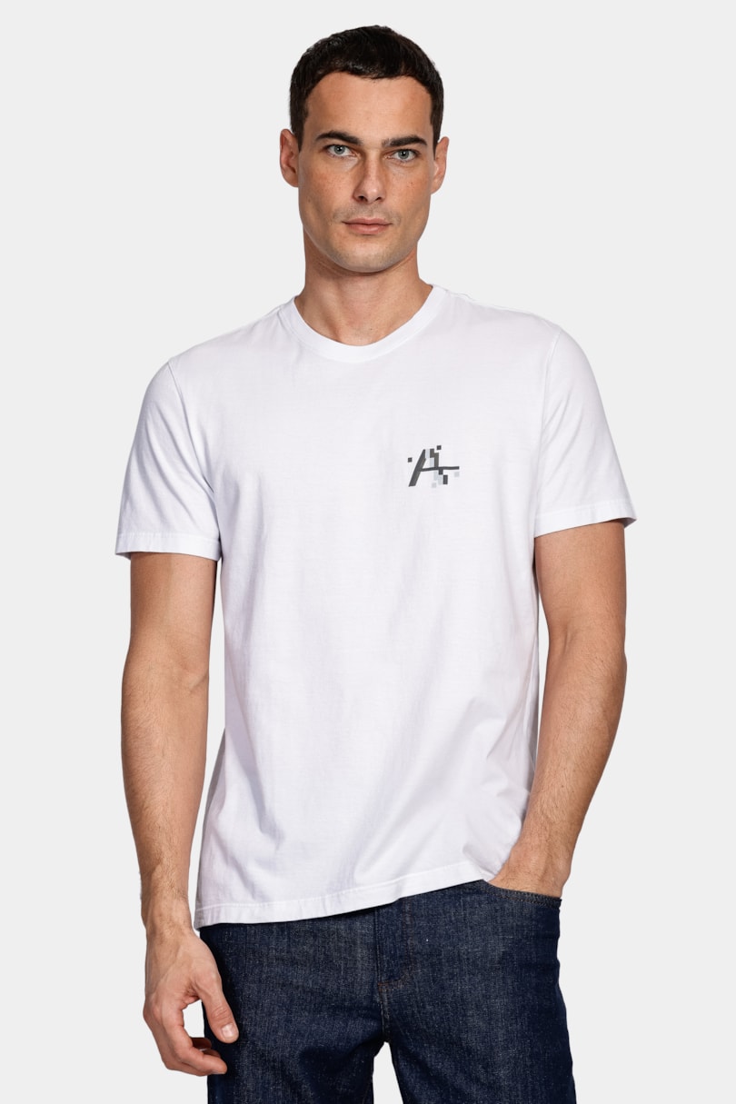 Camiseta Aramis Pixel Branco