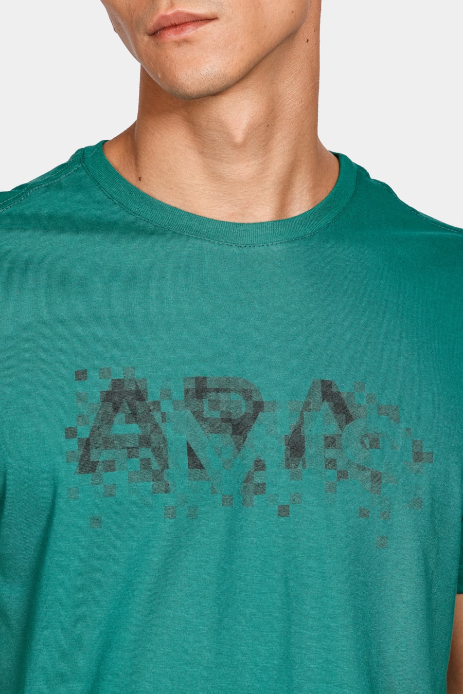 Camiseta Aramis Pixel Fade Verde Amazonia — foto 3 de 4
