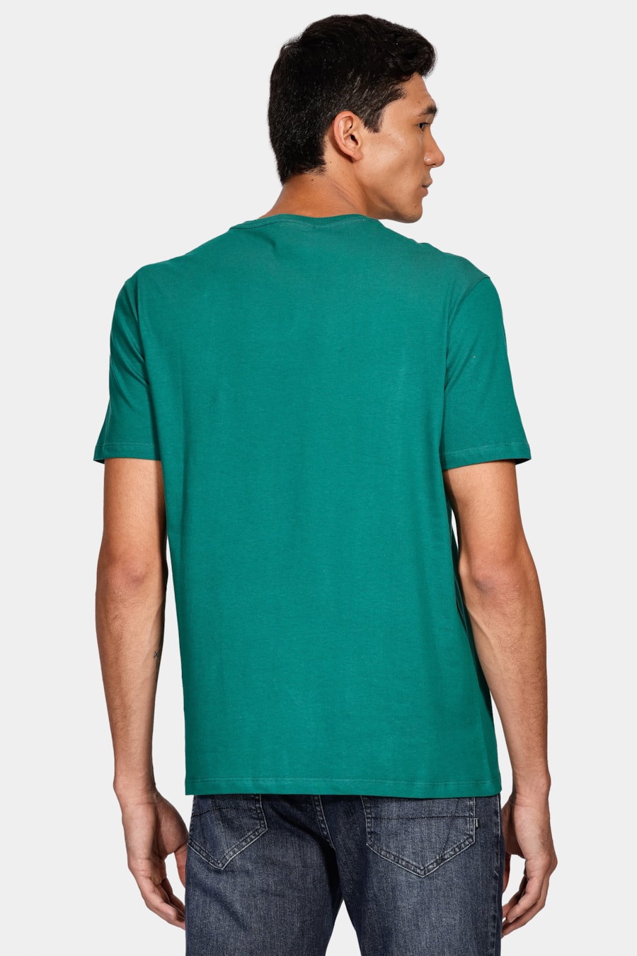 Camiseta Aramis Pixel Fade Verde Amazonia — foto 4 de 4