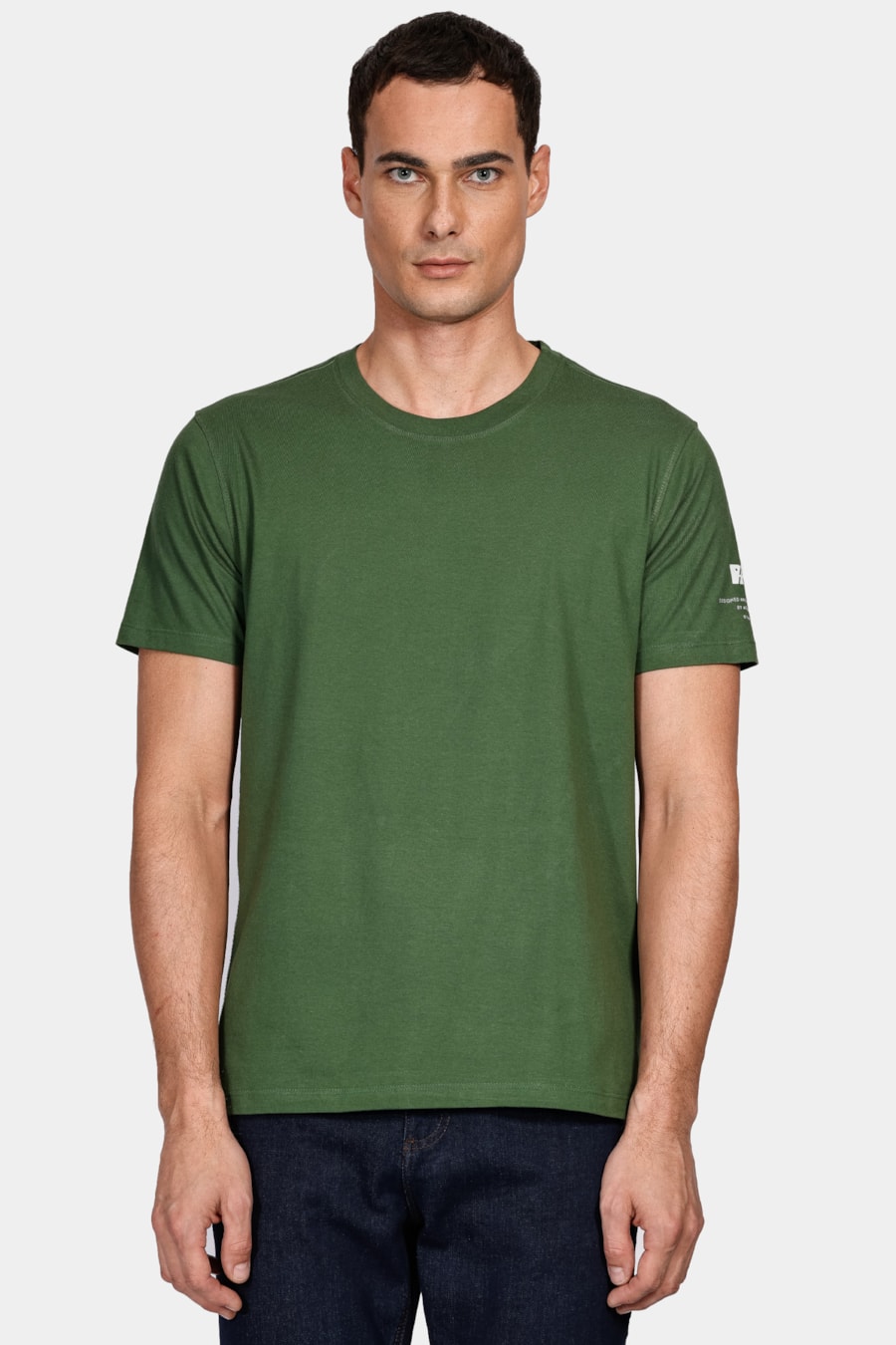 Camiseta Aramis Pixel Manga Verde Musgo — foto 1 de 4