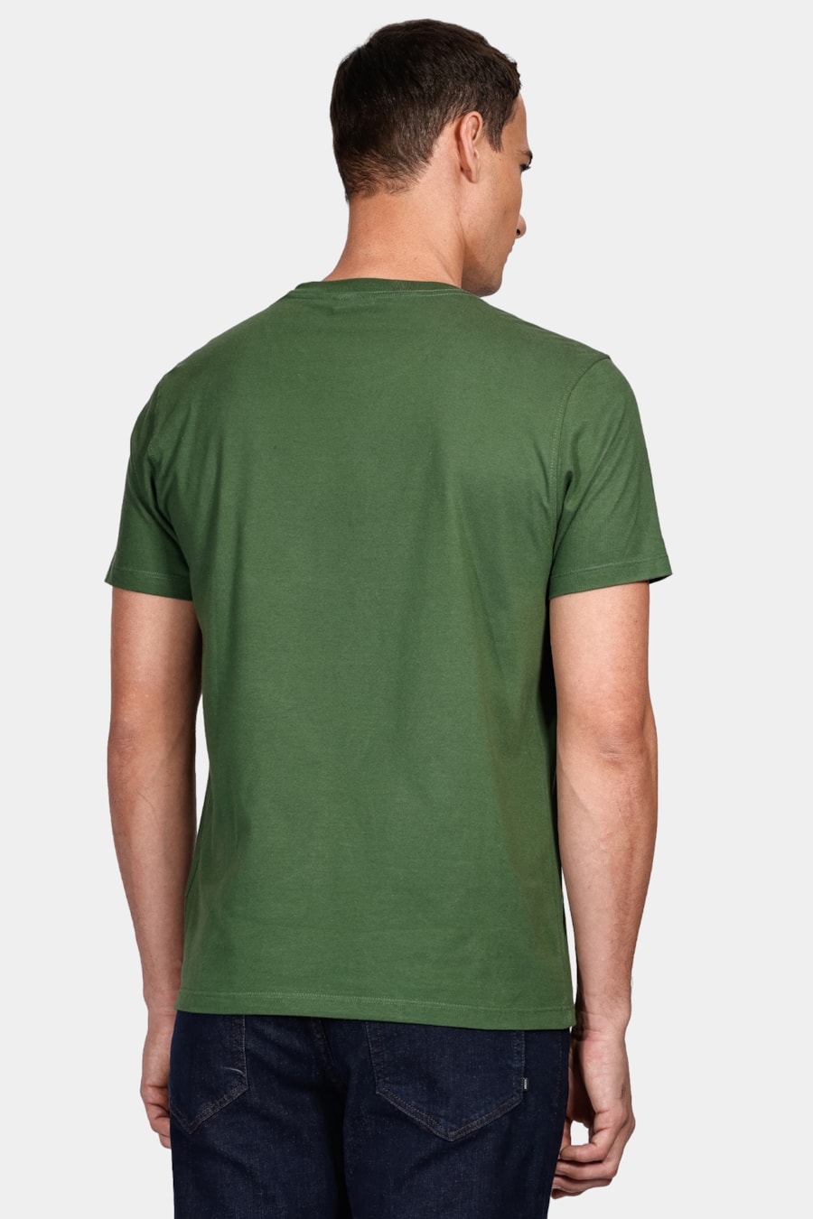 Camiseta Aramis Pixel Manga Verde Musgo — foto 4 de 4