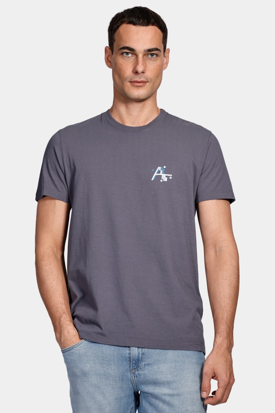 Camiseta Aramis Pixel Marinho — foto 1 de 4