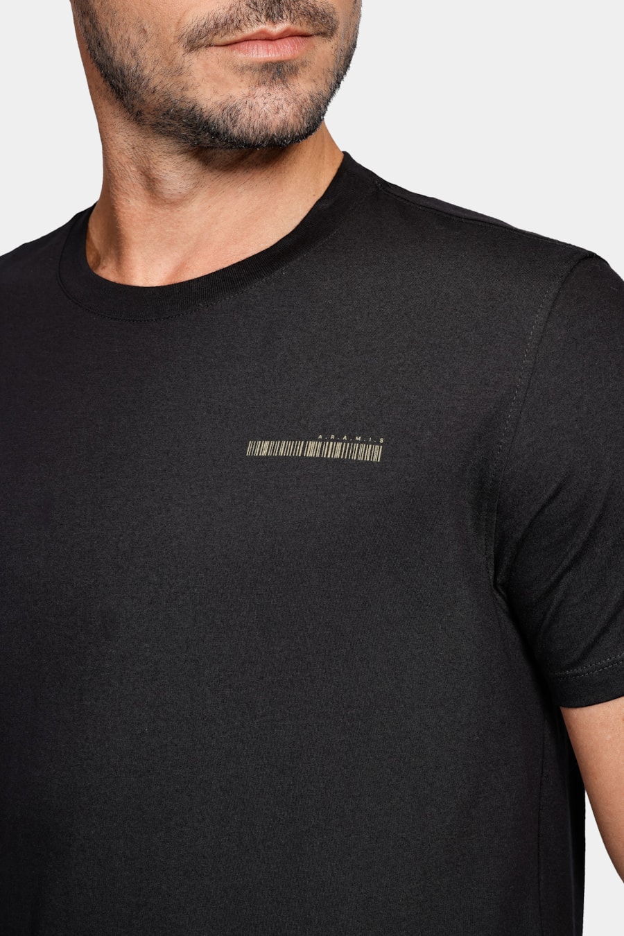 Camiseta Assinatura Aramis Barcode Preto — foto 3 de 4