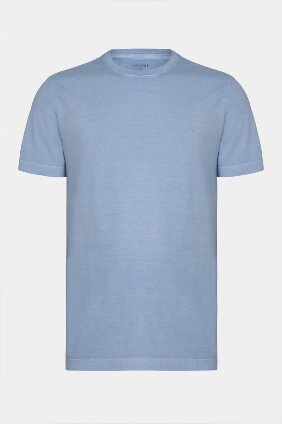 Camiseta Básica Algodão Manga Curta Bordado Azul Lazulli 111 — foto 5 de 5