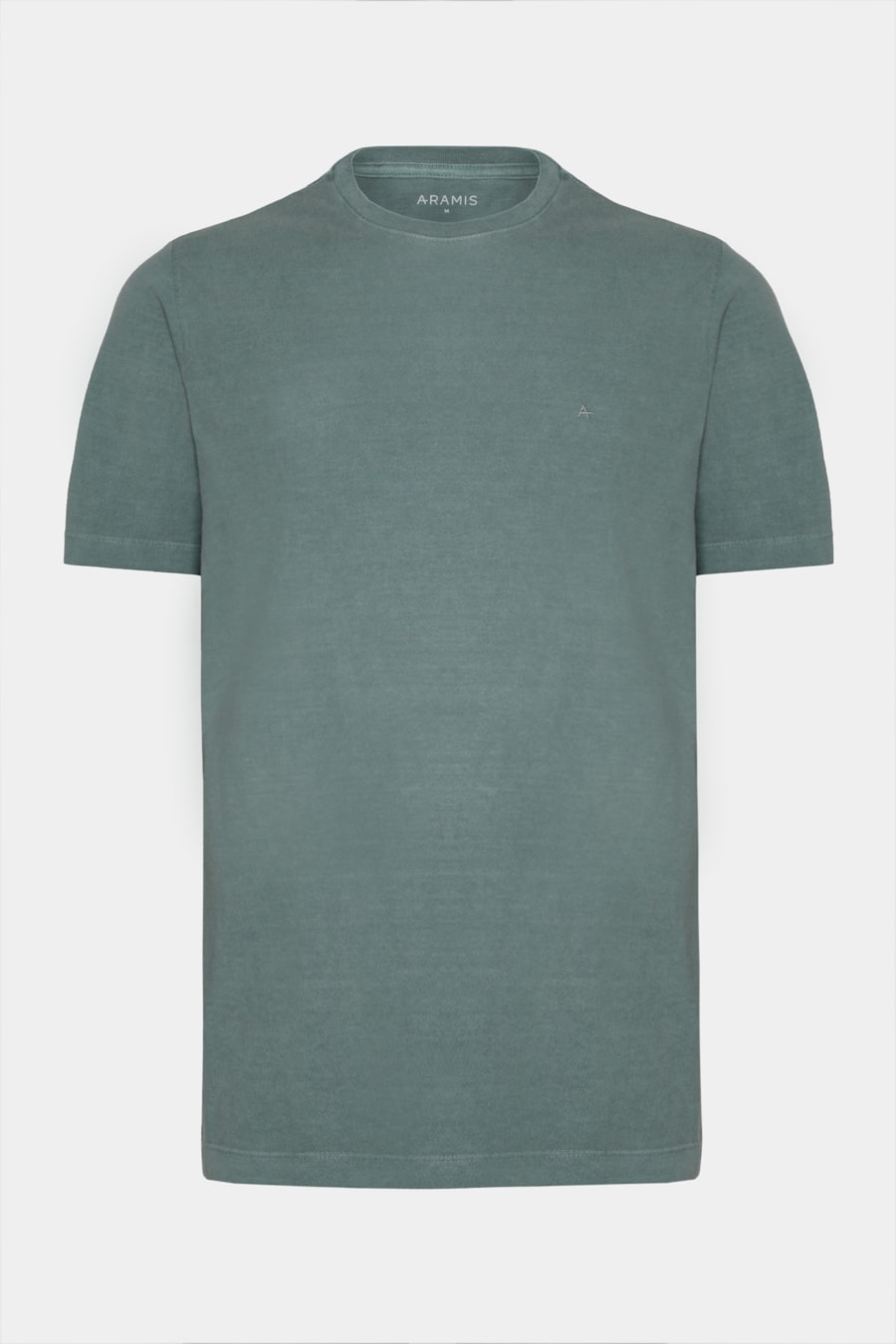 Camiseta Básica Algodão Manga Curta Bordado Verde Bandeira — foto 5 de 5