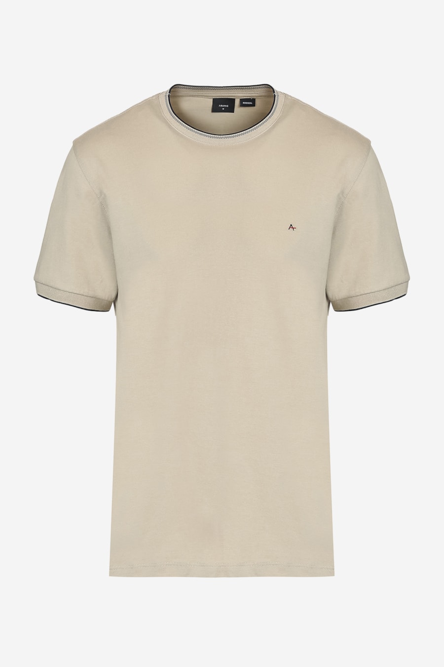Camiseta Básica Friso na Gola Amendoa — foto 5 de 5