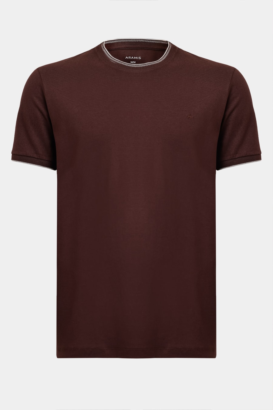 Camiseta Básica Friso na Gola Burgundy 118 — foto 5 de 5