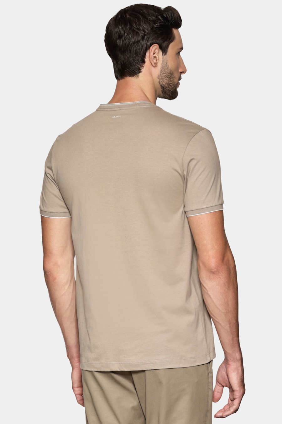 Camiseta Básica Friso na Gola Fendi 117 — foto 5 de 6