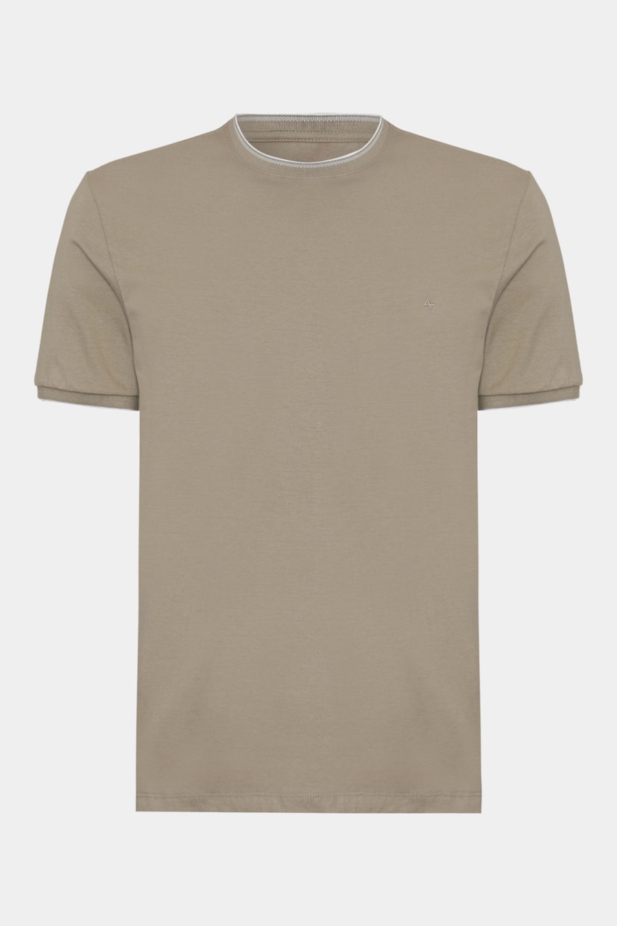 Camiseta Básica Friso na Gola Fendi 117 — foto 6 de 6