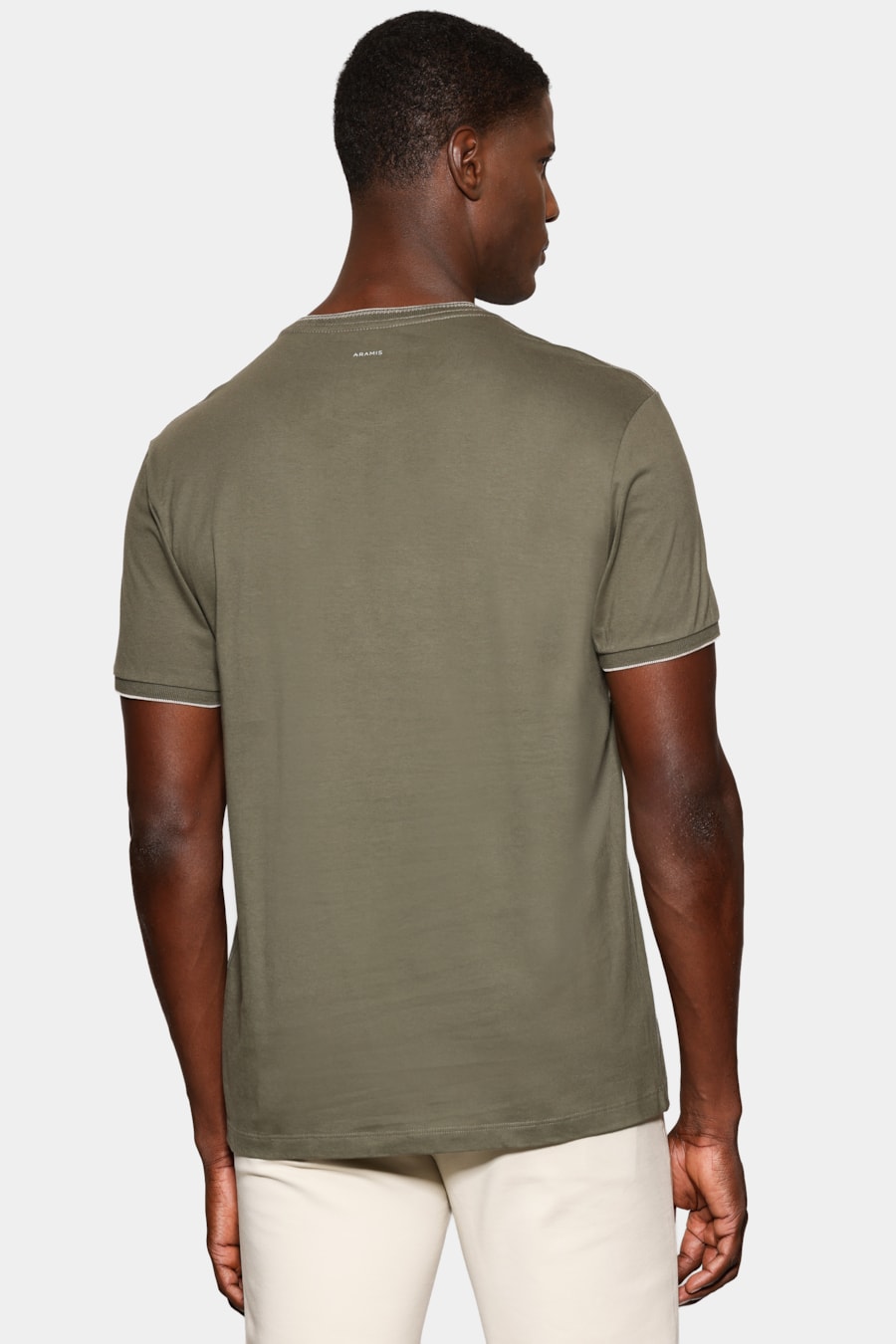 Camiseta Básica Friso na Gola Militar 117 — foto 4 de 5
