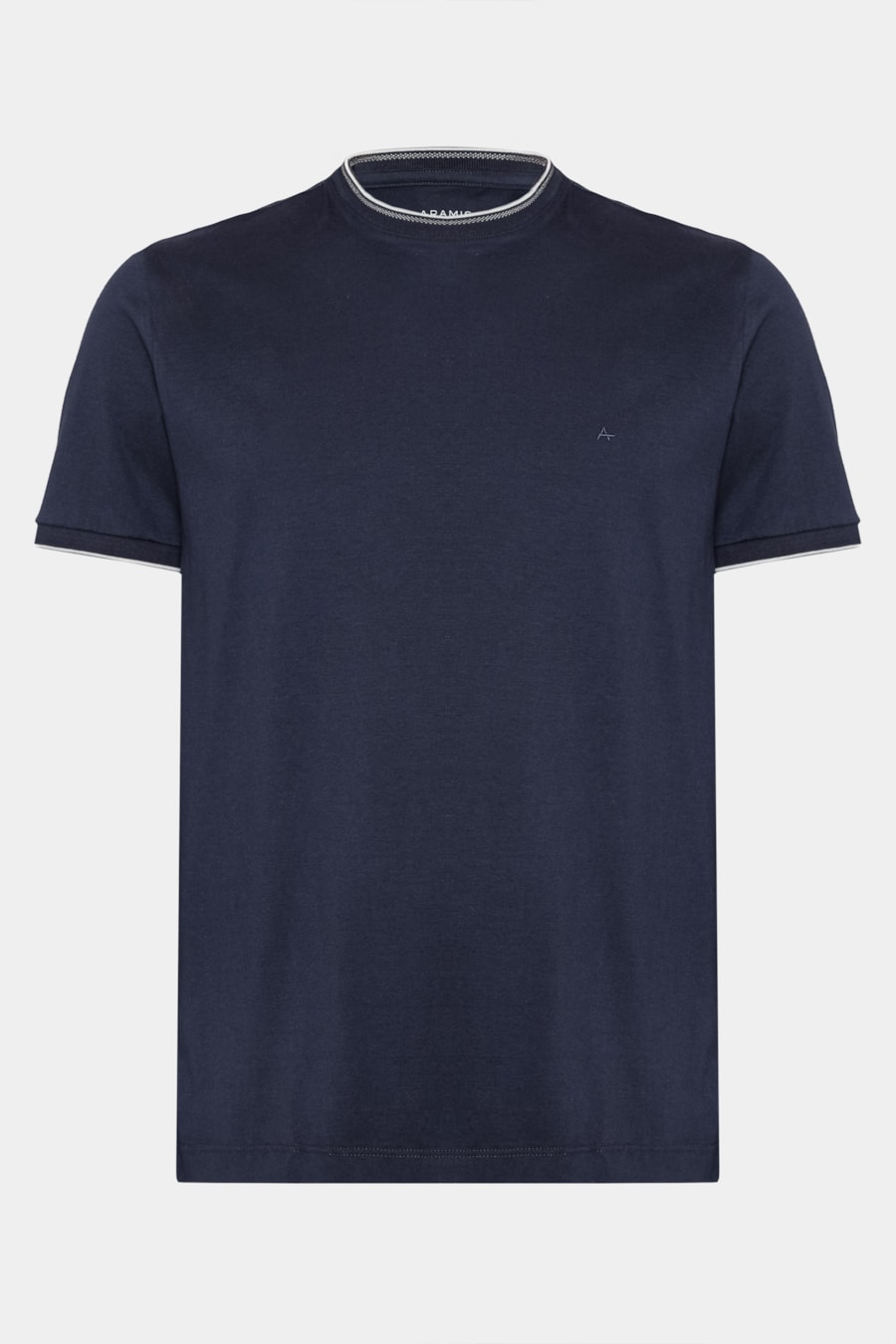 Camiseta Básica Friso na Gola Navy — foto 5 de 5