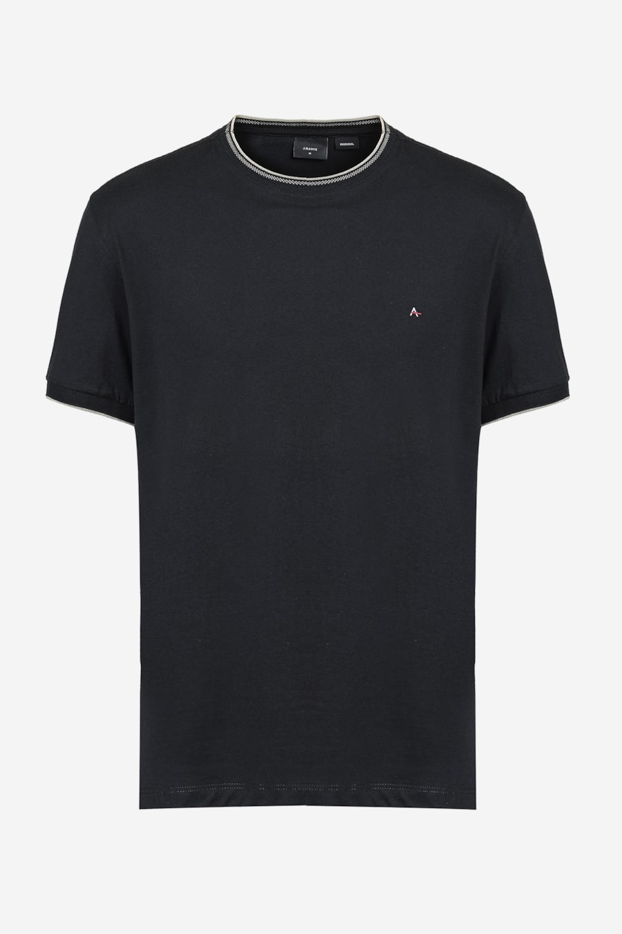 Camiseta Básica Friso na Gola Preto — foto 6 de 6