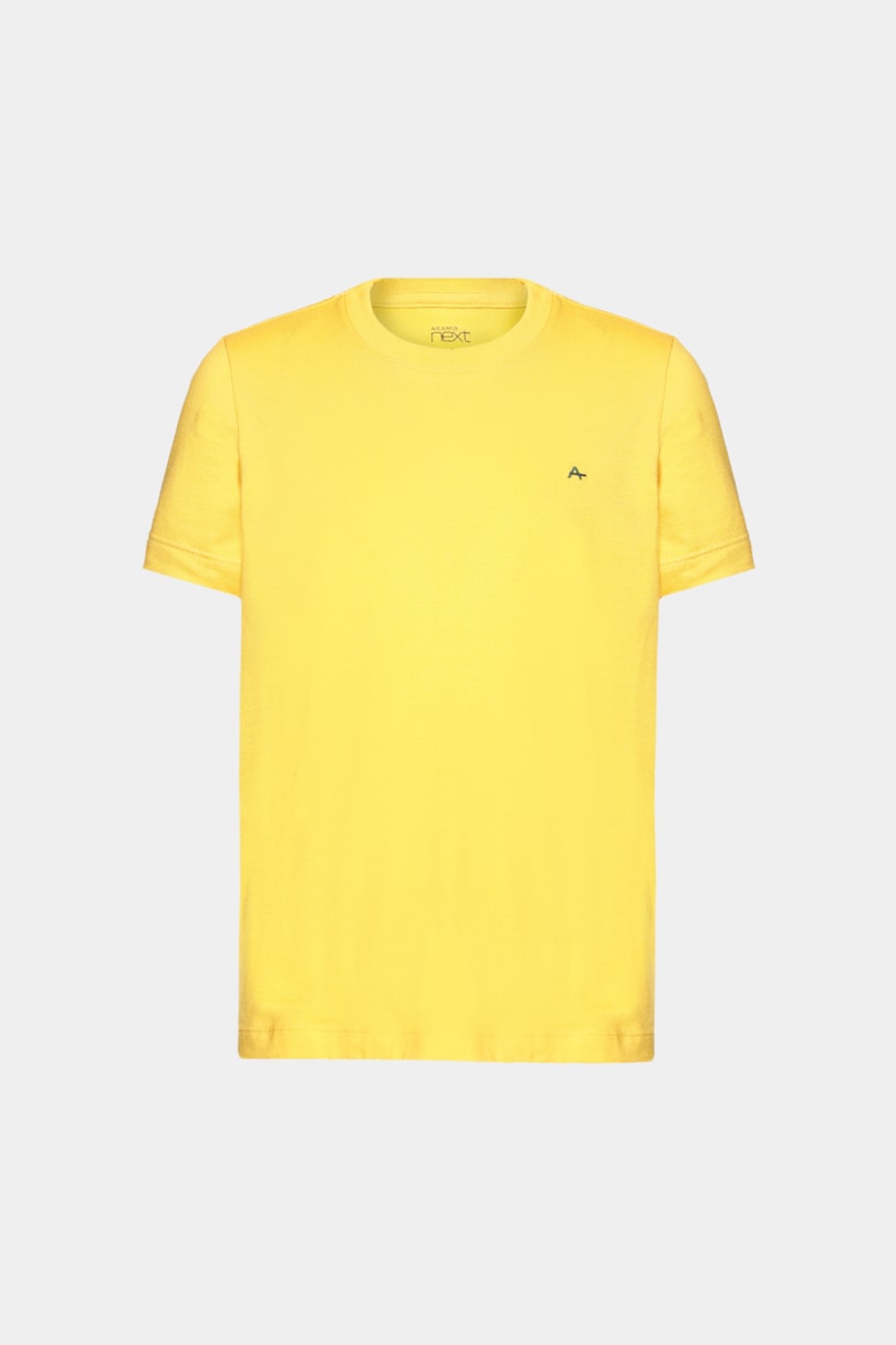 Camiseta Básica Infantil Amarelo