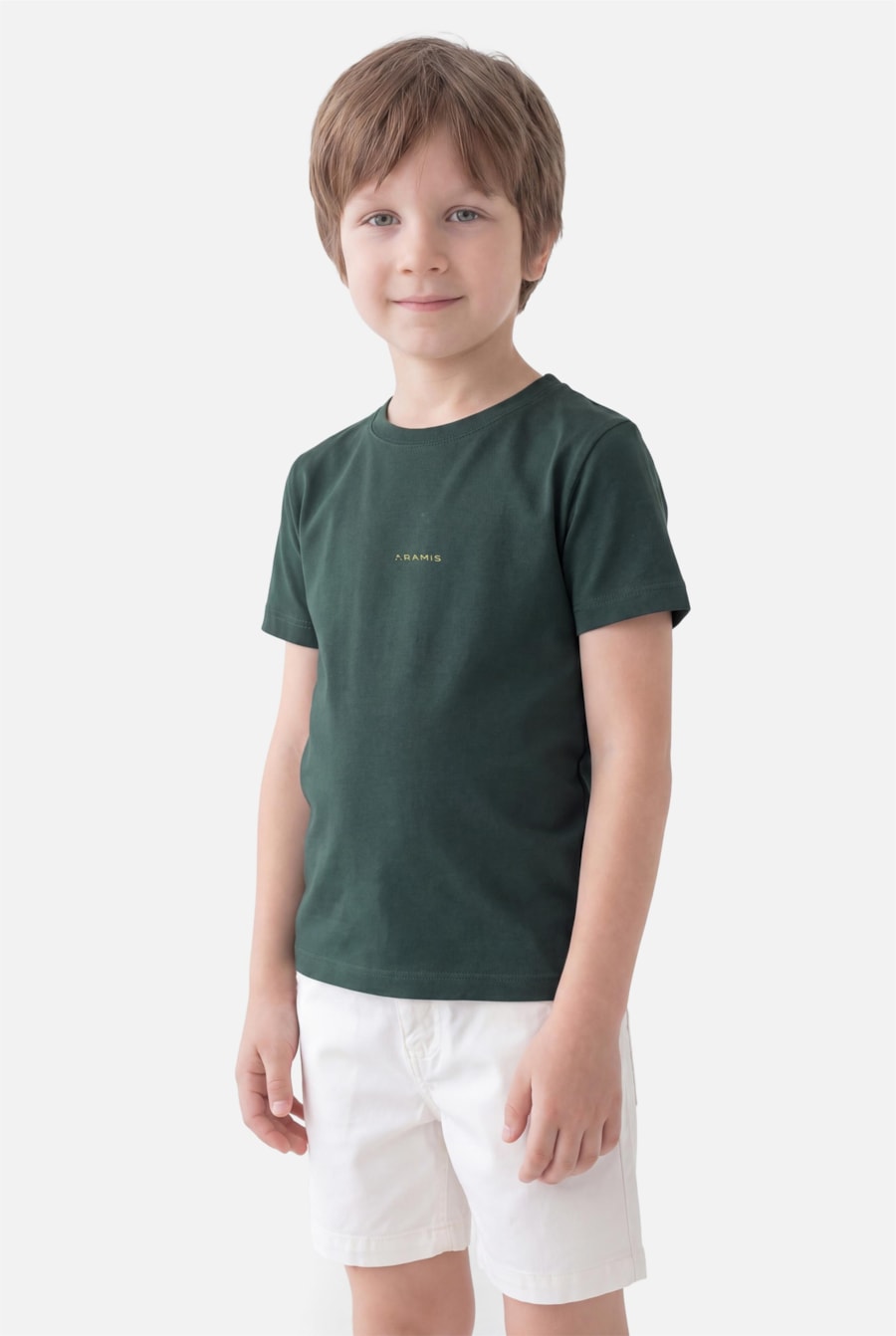 Camiseta Básica Infantil Aramis Floresta — foto 1 de 3
