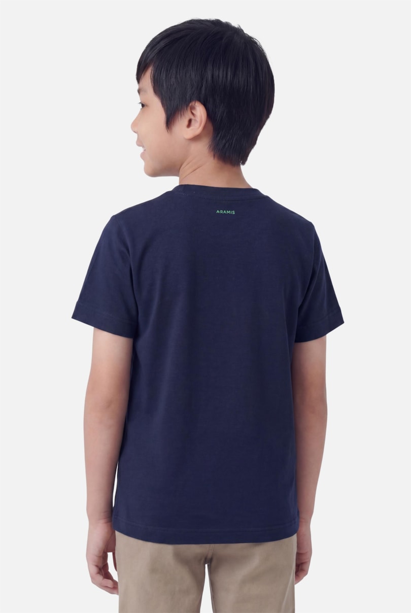 Camiseta Básica Infantil Aramis Marinho