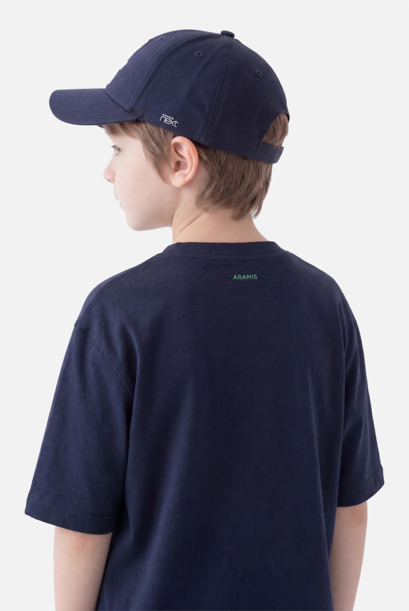 Camiseta Básica Infantil Marinho
