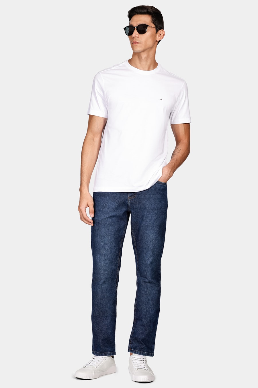 Camiseta Básica Manga Curta Branco — foto 2 de 5