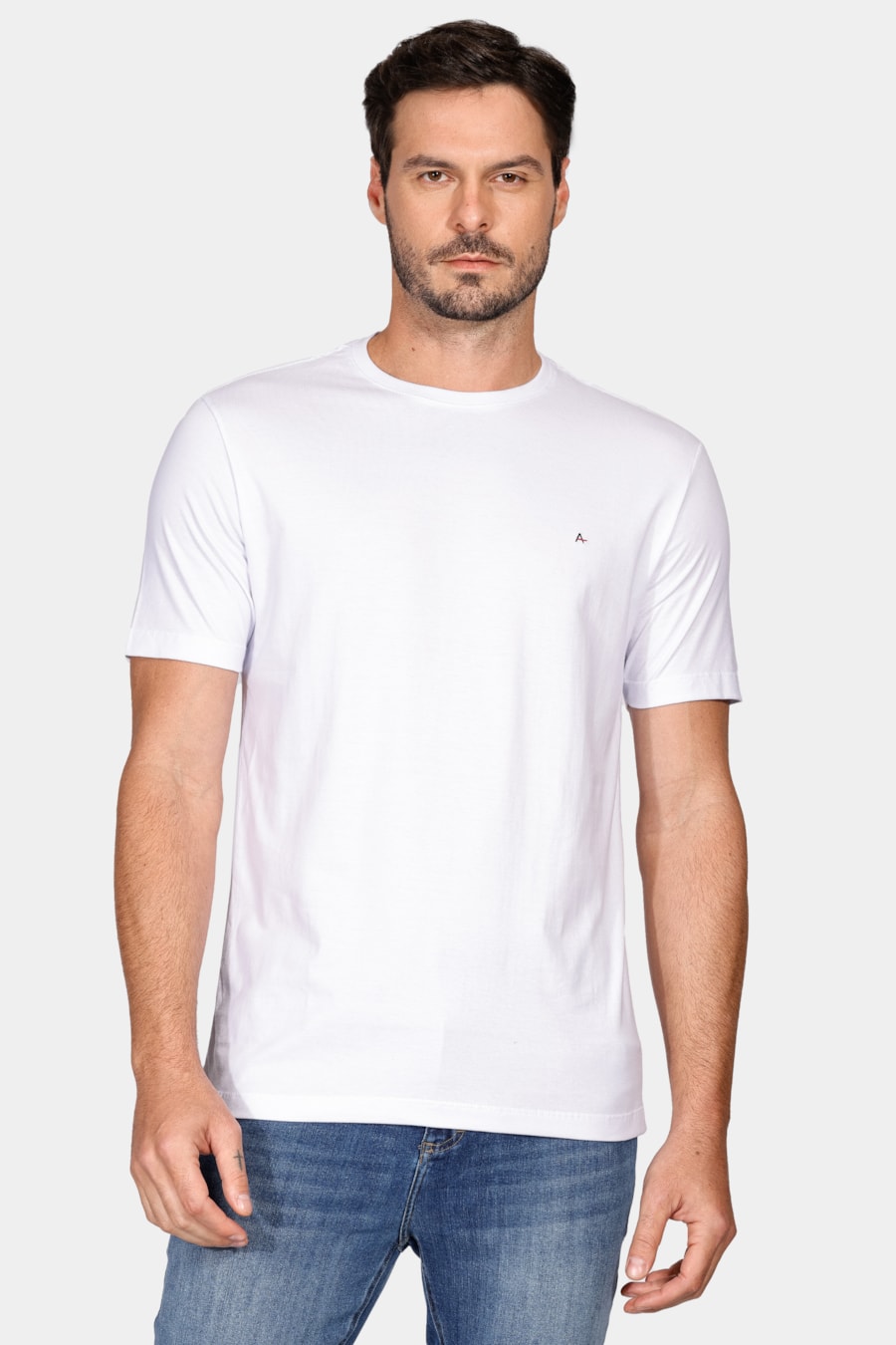 Camiseta Básica Manga Curta Branco — foto 1 de 6