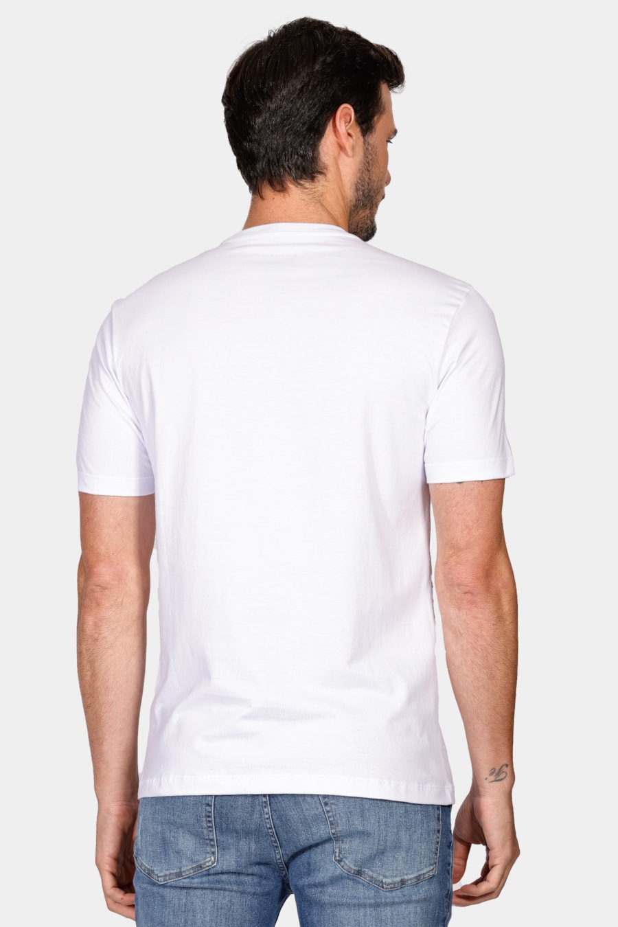 Camiseta Básica Manga Curta Branco — foto 4 de 6
