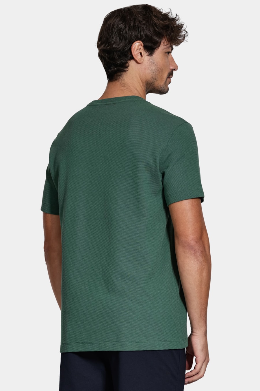 Camiseta Basica Manga Curta Com Textura Ottoman Pinho 116 — foto 4 de 5