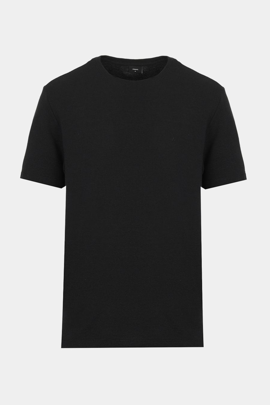 Camiseta Basica Manga Curta Com Textura Ottoman Preto — foto 5 de 5