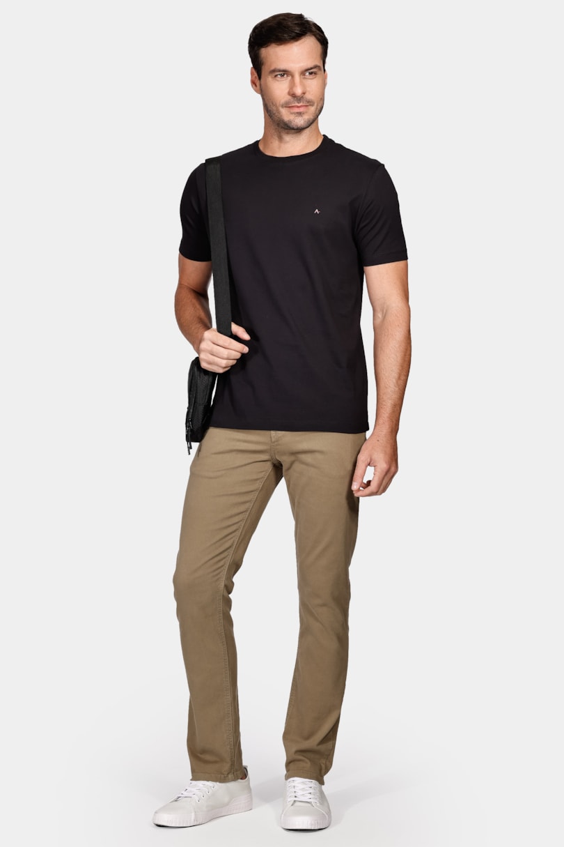 Camiseta Básica Manga Curta Preto