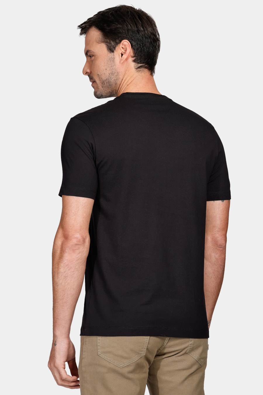 Camiseta Básica Manga Curta Preto — foto 4 de 5