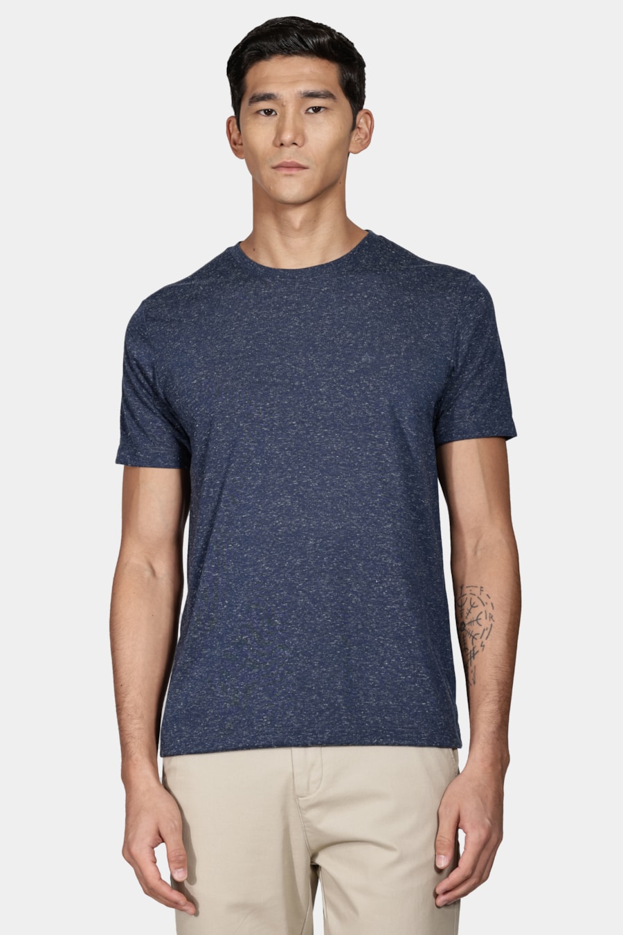 Camiseta Blend Linho Marinho — foto 1 de 5