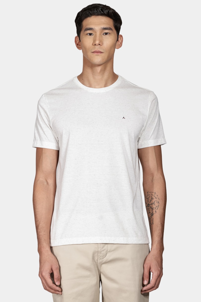 Camiseta Blend Linho Natural