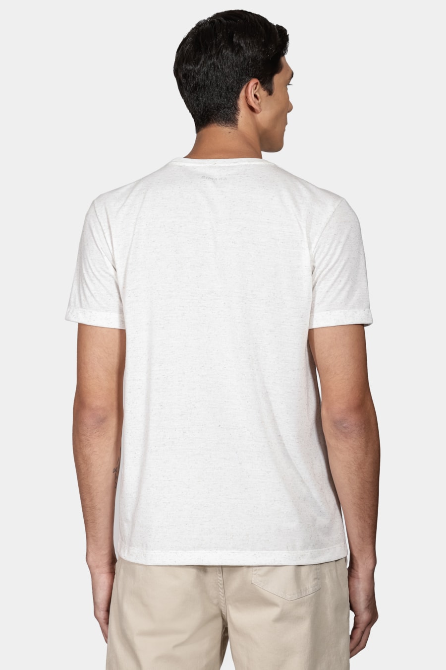 Camiseta Blend Linho Natural — foto 4 de 5
