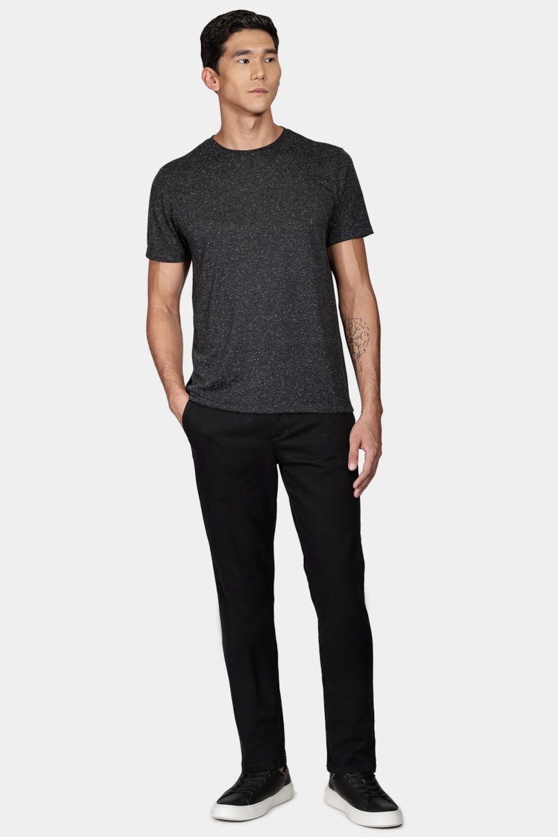 Camiseta Blend Linho Preto