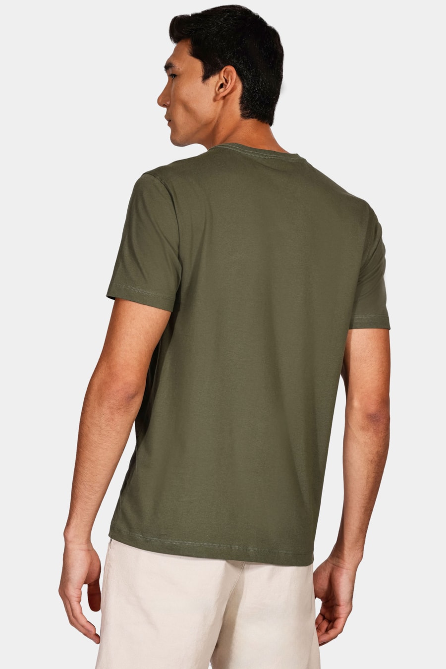 Camiseta Braile Localizado Verde Militar — foto 4 de 4