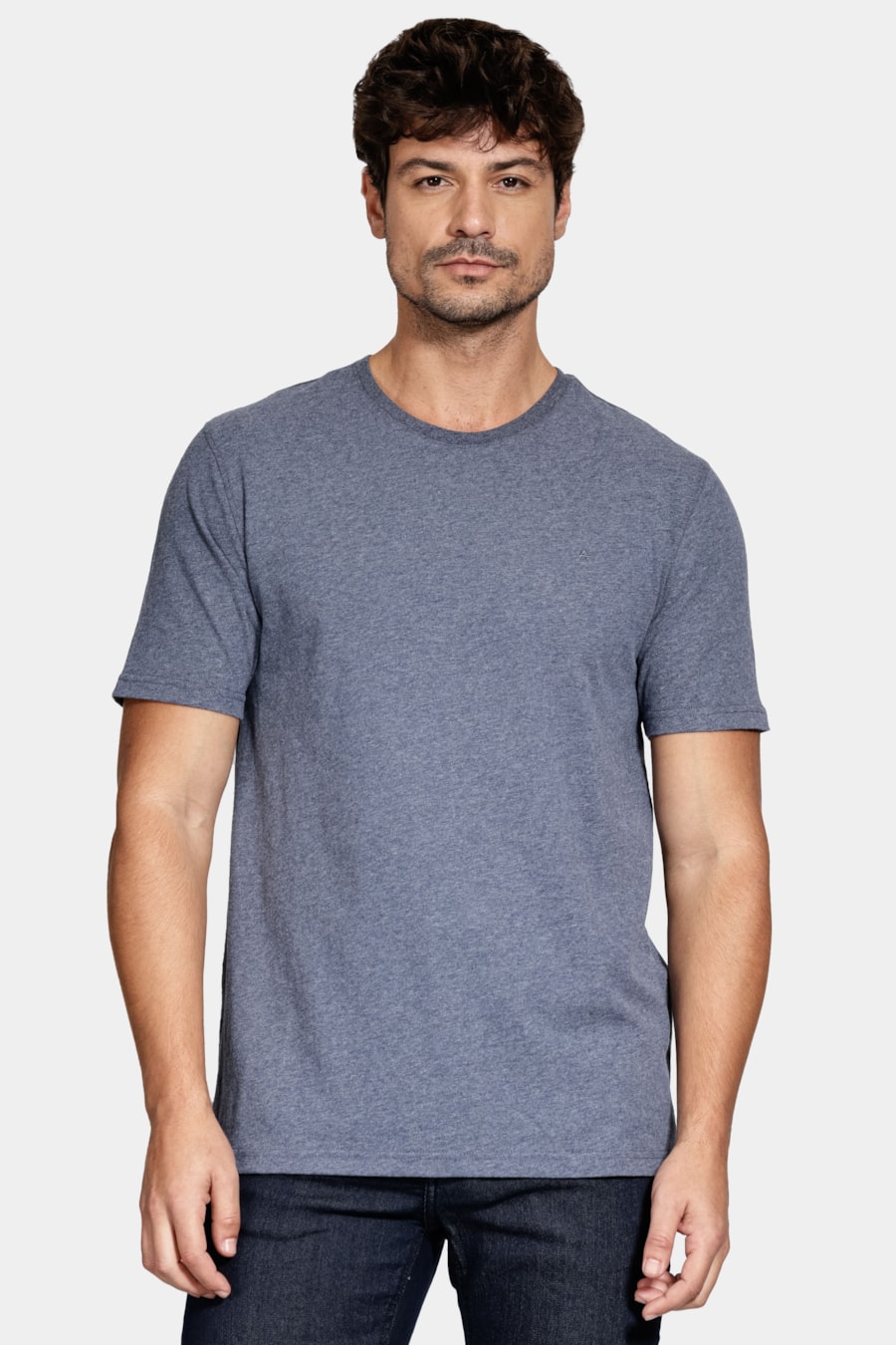 Camiseta Comfort Melange Soft Navy — foto 1 de 5