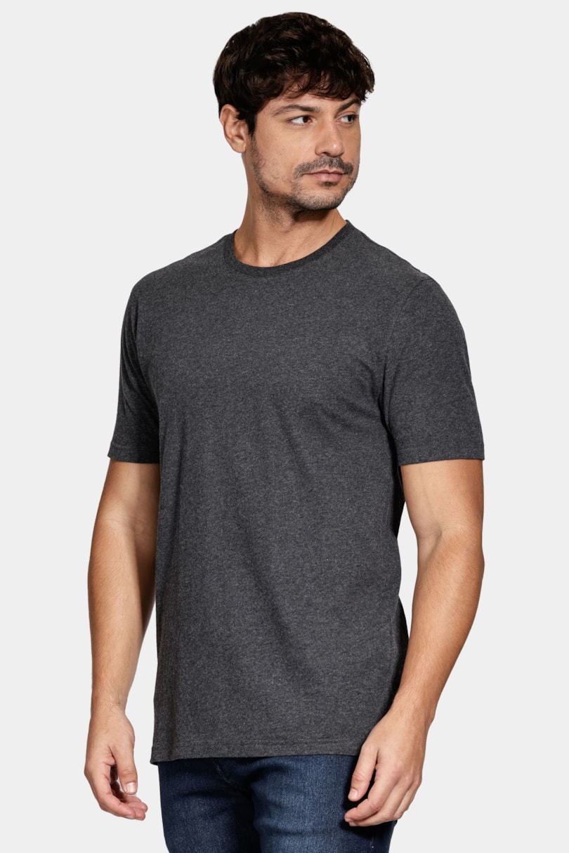 Camiseta Comfort Melange Soft Preto