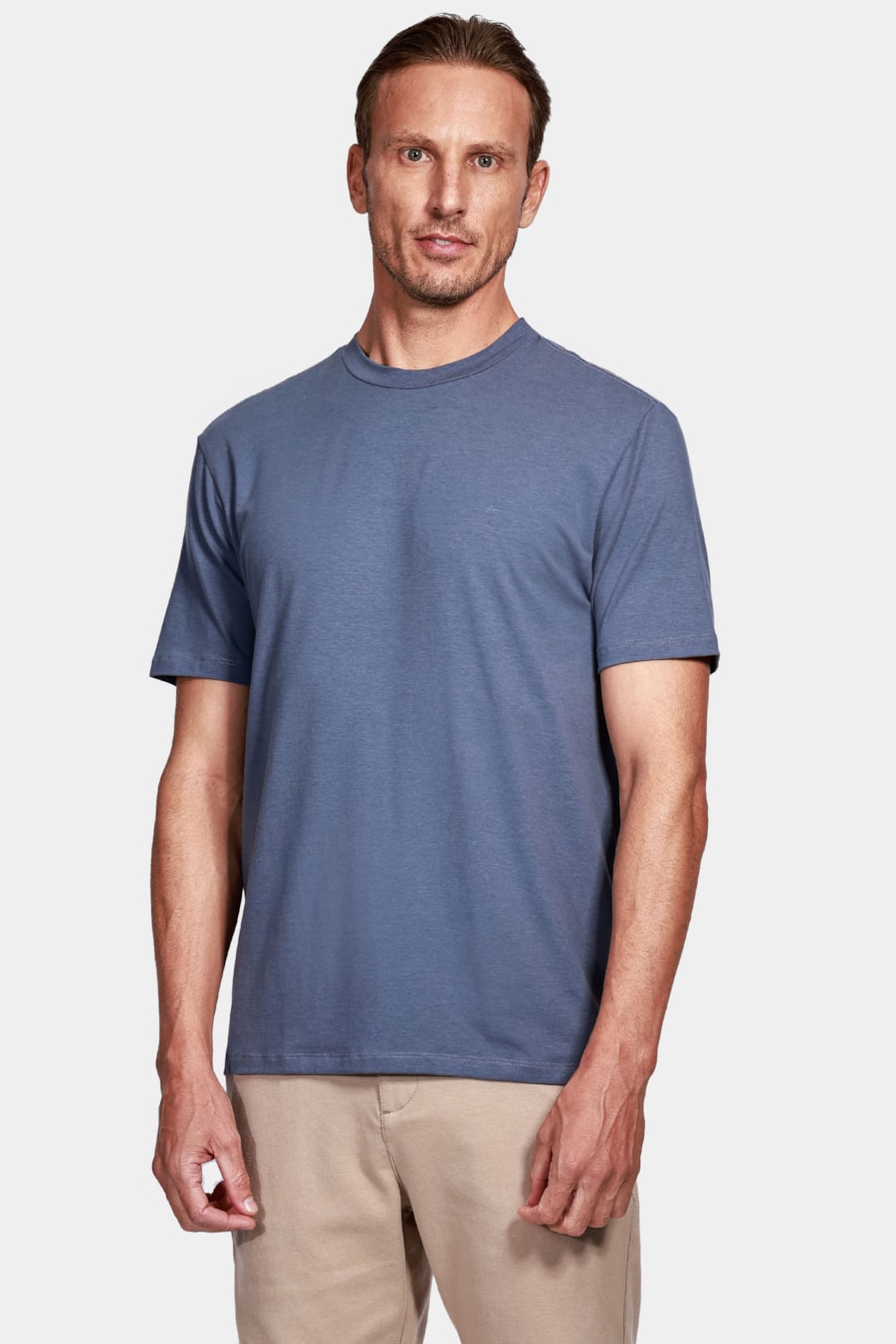 Camiseta Cotton Liocel D+ Azul Indigo — foto 1 de 4