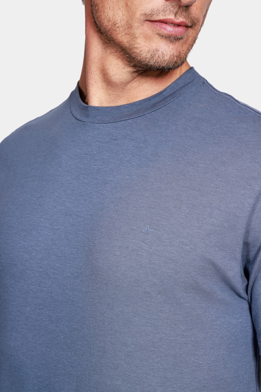 Camiseta Cotton Liocel D+ Azul Indigo — foto 3 de 4
