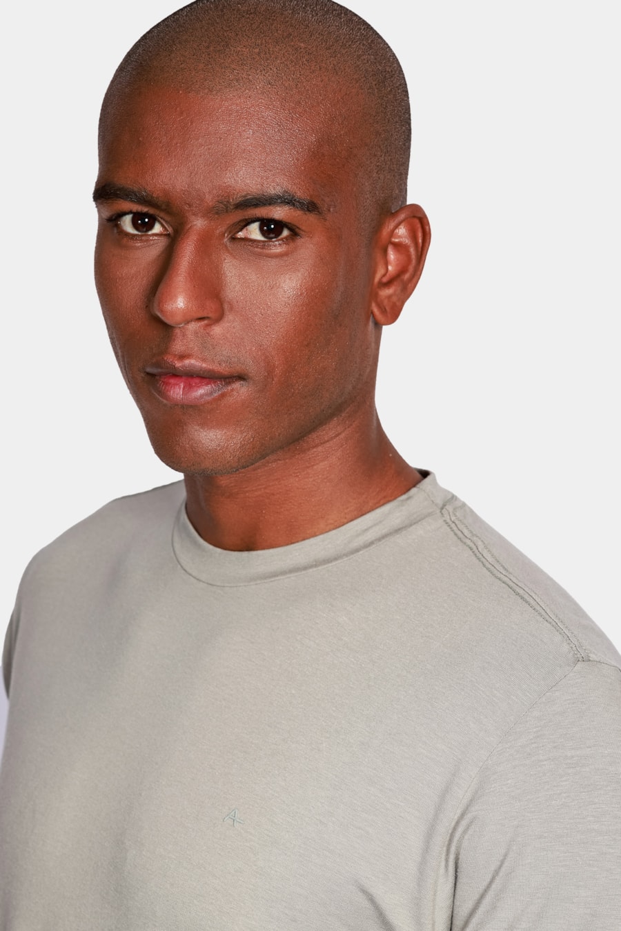 Camiseta Cotton Liocel D+ Cinza Prata — foto 3 de 4