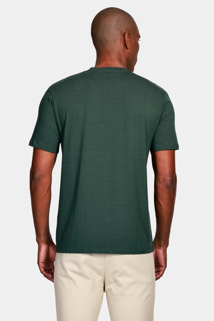 Camiseta Cotton Liocel D+ Verde Musgo — foto 4 de 4