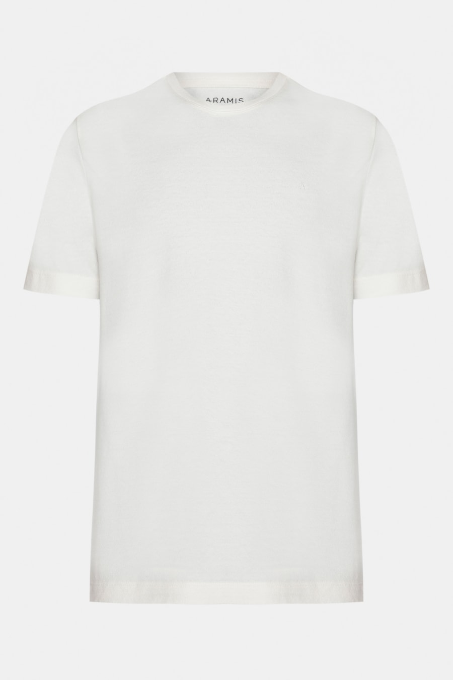 Camiseta Crepe Algodão Manga Curta Off White — foto 5 de 5