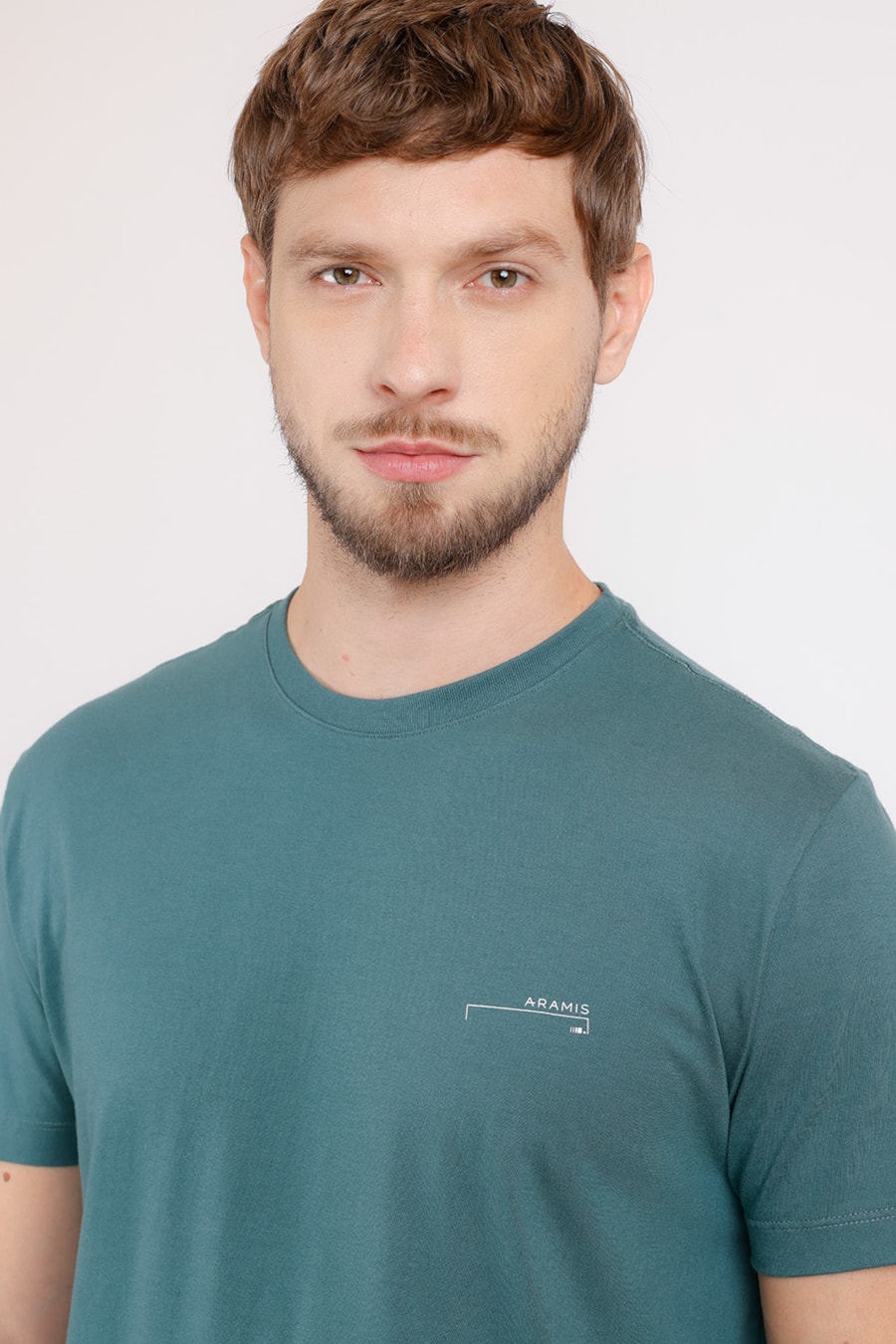 Camiseta Estampa Assinatura Peito Verde Esmeralda — foto 1 de 2